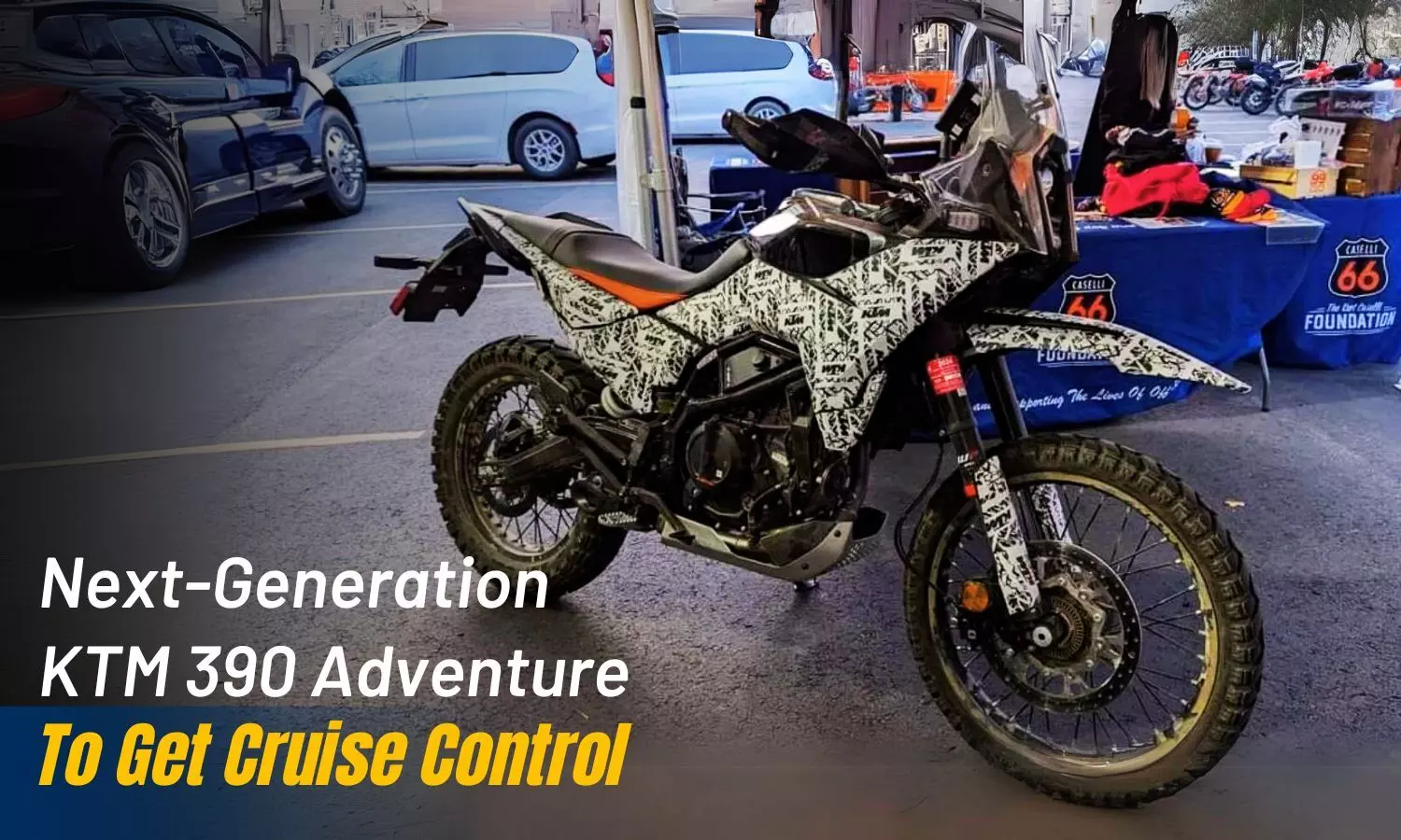 Next-Generation KTM 390 Adventure to Feature Cruise Control