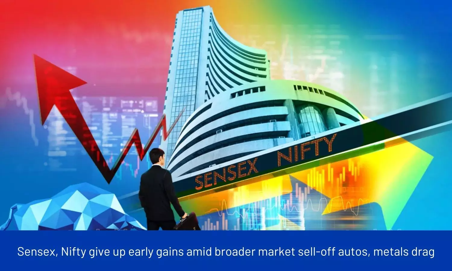 Mid-day Update | Sensex, Nifty Surrender Early Gains as Broader Market Selling Intensifies