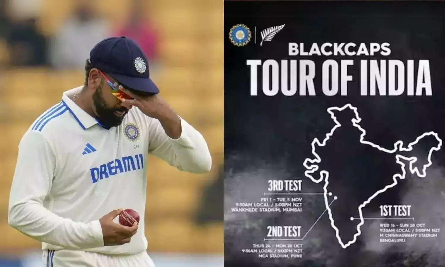 New Zealand Cricket Faces Backlash for Incorrect Map of India Ahead of IND vs NZ 2nd Test