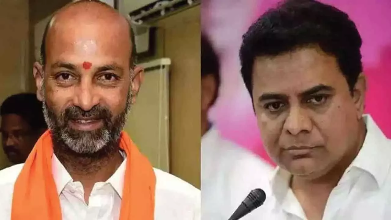 KTR Sends Legal Notice To Bandi Sanjay For Defamatory Remarks