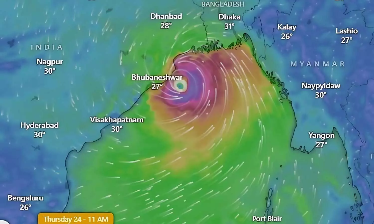 Cyclone Dana Tracker: Live Updates, Timing, and Latest Status