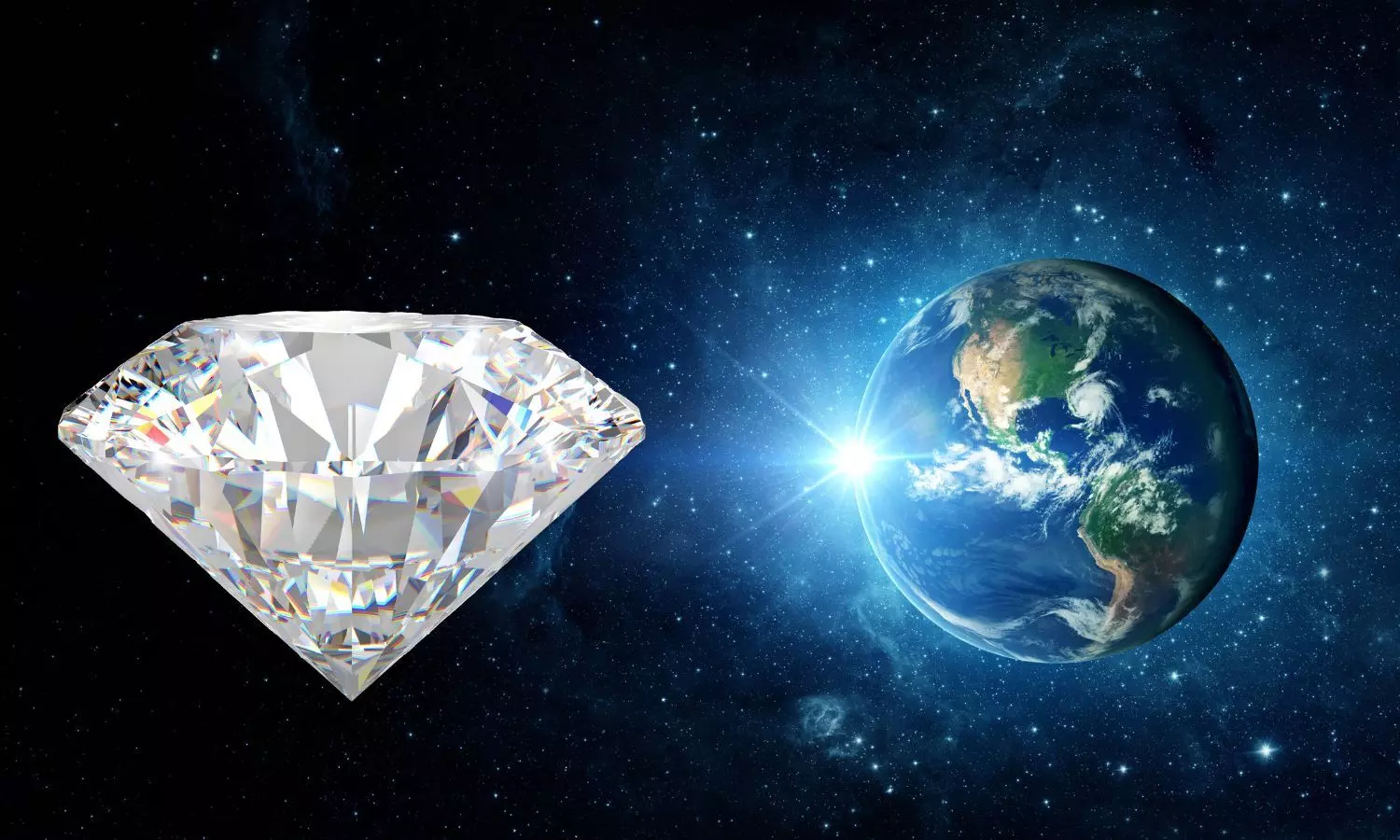 Injecting Diamond Dust: A New Approach to Cooling the Earth