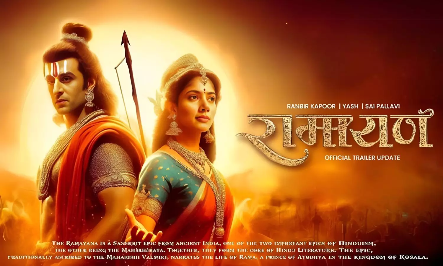 Ramayana to be Bollywood’s Most Prestigious Film, Set for Two-Part Release