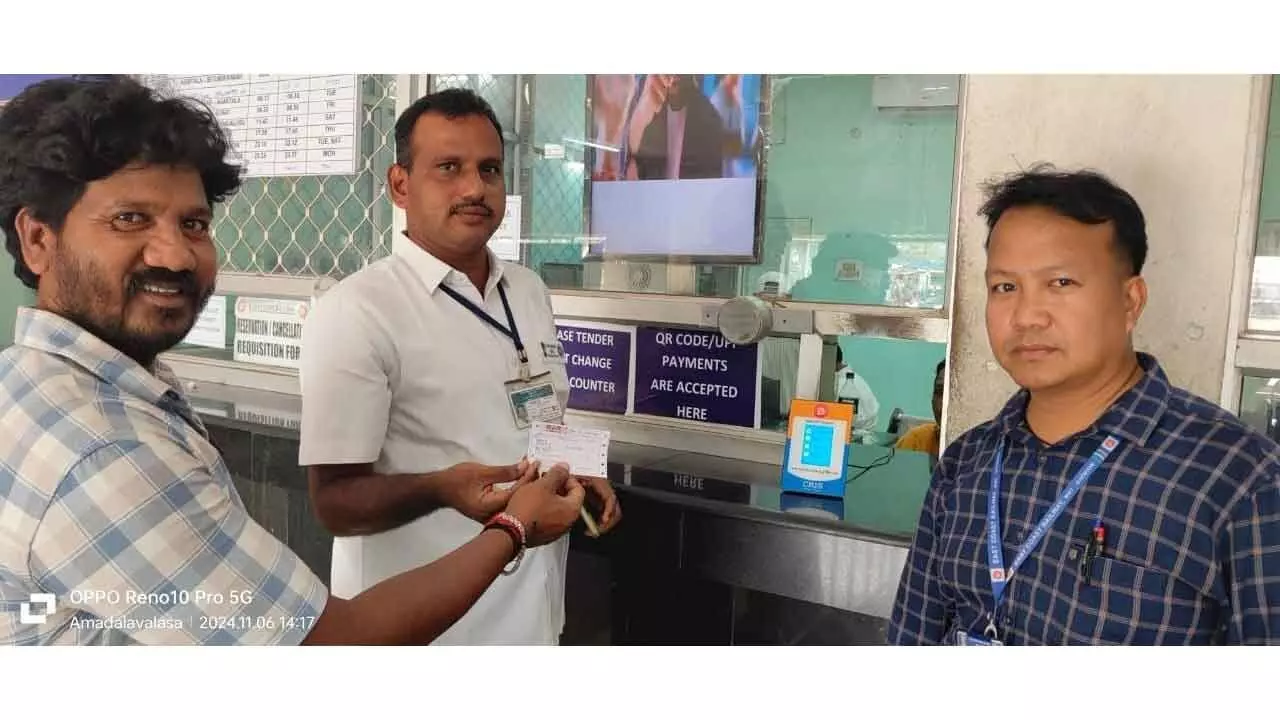 QR Code Ticketing Launched At Waltair Division Stations