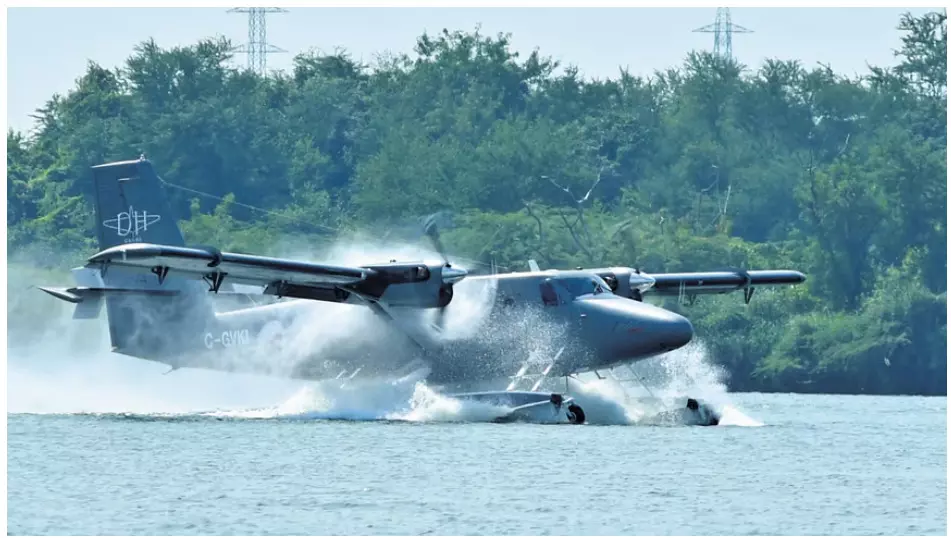 AP CM Chandrababu Naidu to Launch Seaplane Trial Run from Vijayawada to Srisailam Today