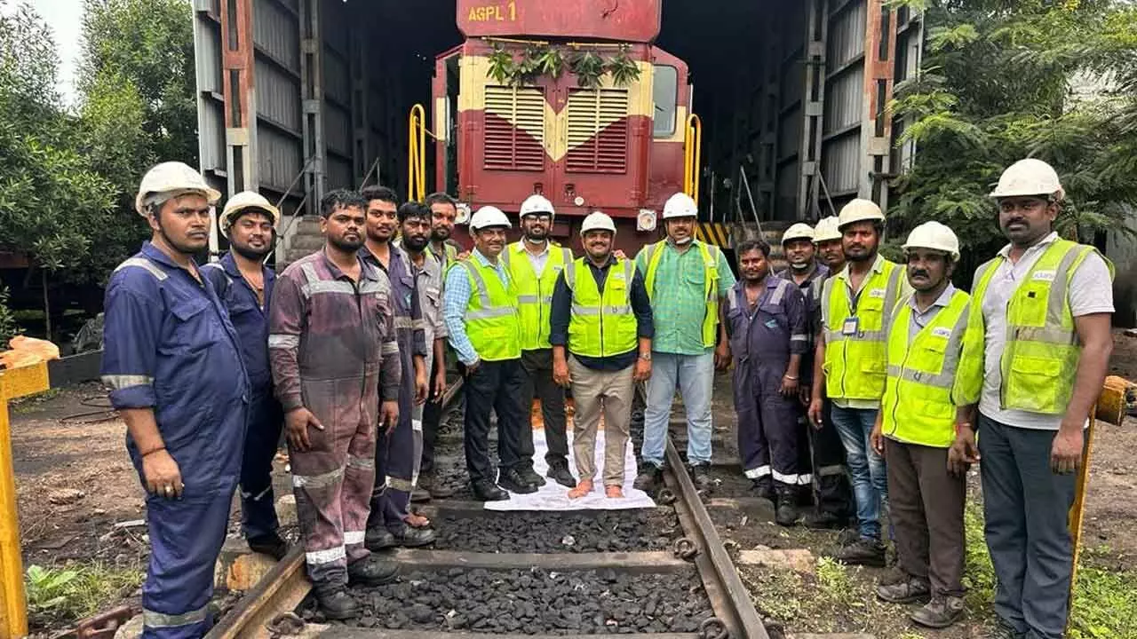 Adani Gangavaram Port Adds A New Locomotive