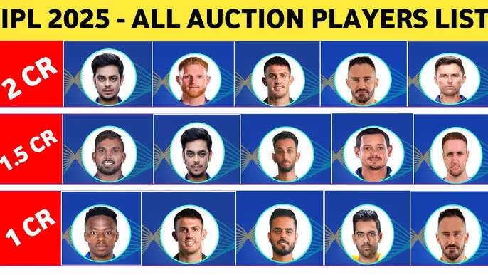 IPL 2025 Mega Auction: Complete List of 574 Players and Their Base Prices Ahead of the 2-Day Bidding Extravaganza