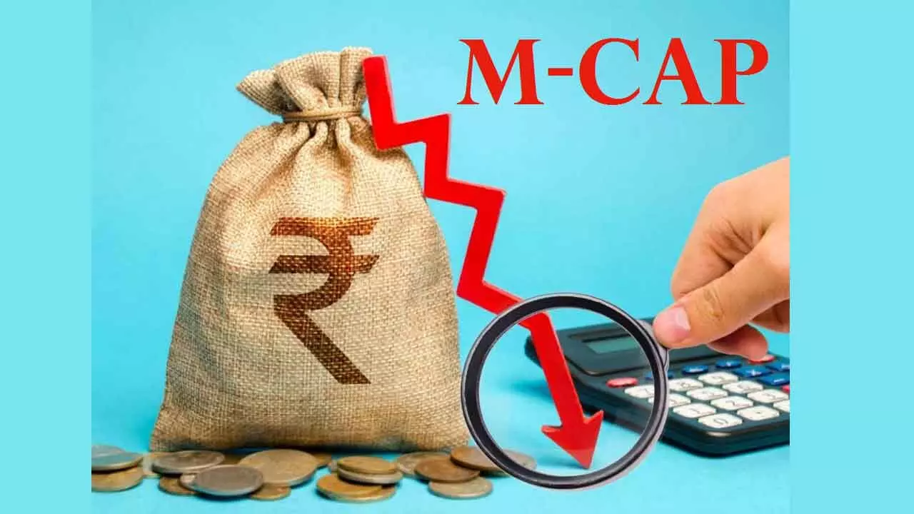 Mcap At Top-8 Cos Falls By Rs 1.65 Lakh Cr