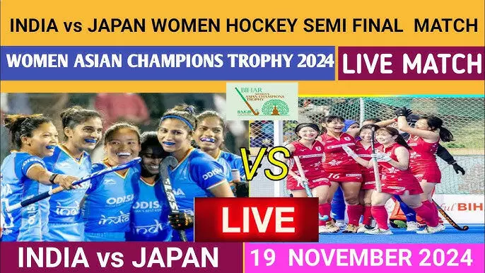 India vs Japan Hockey Semi-Final Live Score, Womens Asian Champions Trophy 2024: India Presses for Goal but No Breakthrough, IND 0-0 JPN at Half-Time