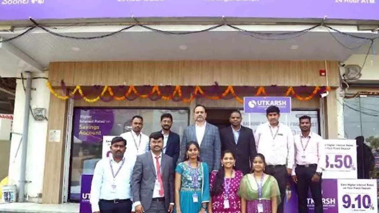 Utkarsh SFB Opens New Branch In Warangal