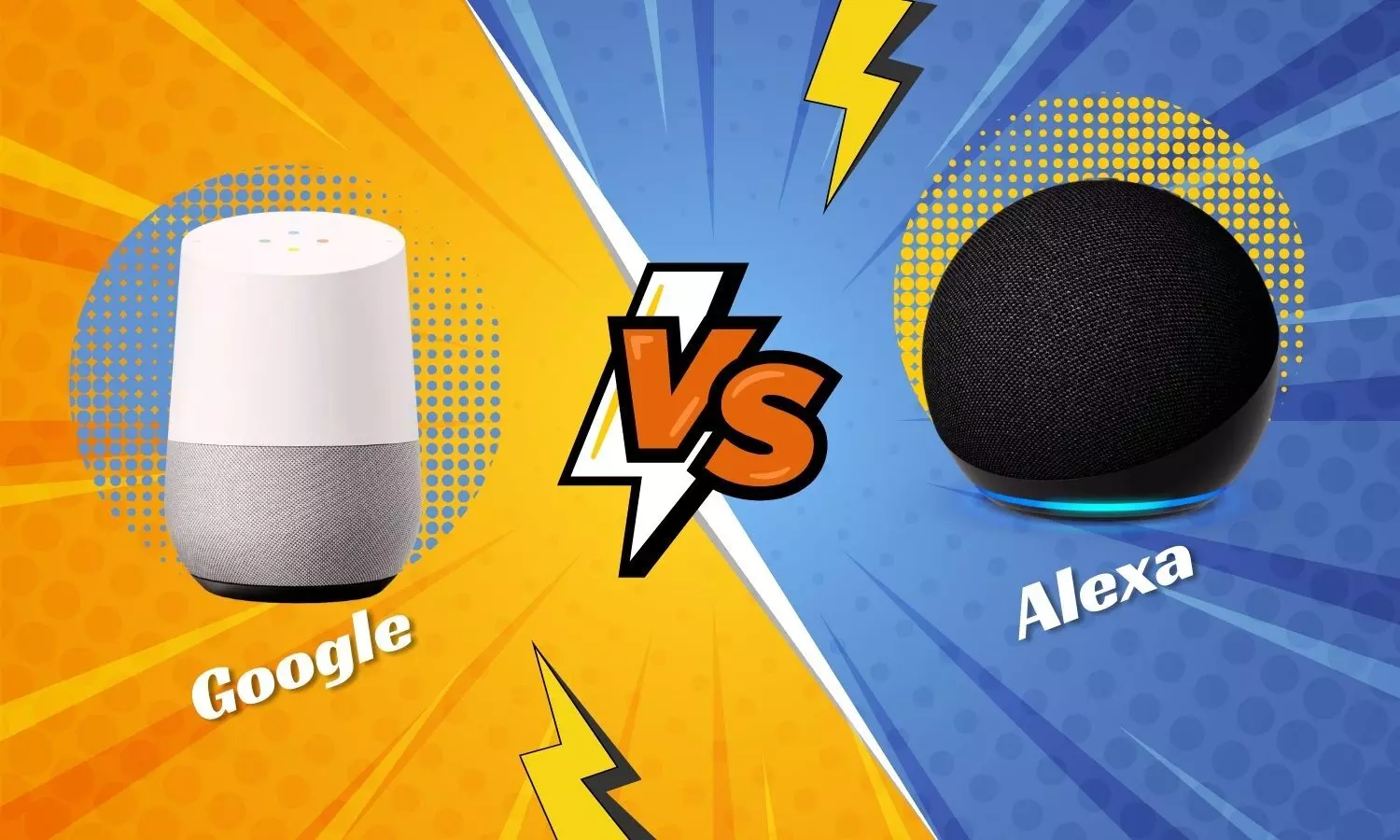 Home assistant devices: Google vs. Alexa