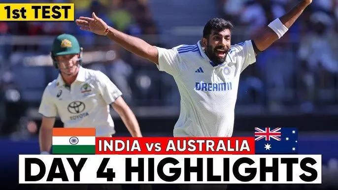 India vs Australia, 1st Test Day 4: Jasprit Bumrah Shines, Travis Head Dismissed in Thrilling Session