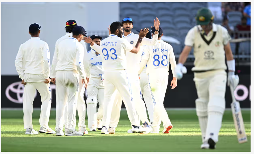 IND vs AUS 1st Test Live: India Nears Victory in Perth, Australia Facing Defeat at Home