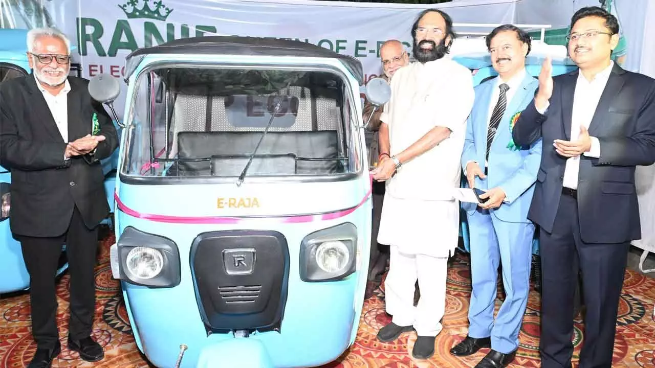 T’gana To Push For E-Buses, E-Autos: Uttam Kumar Reddy