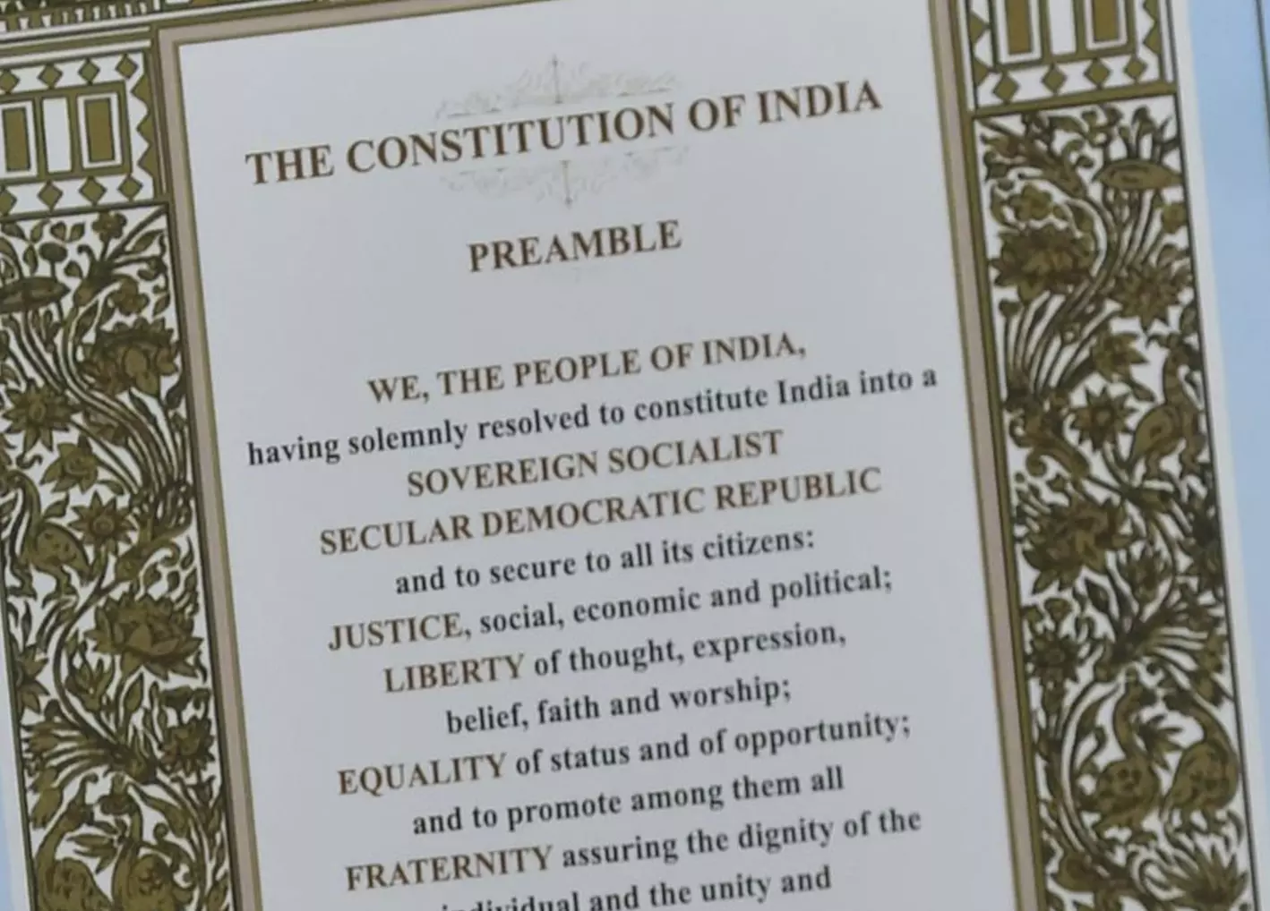 Supreme Court reserves order on challenge to inclusion of Socialist and Secular in preamble