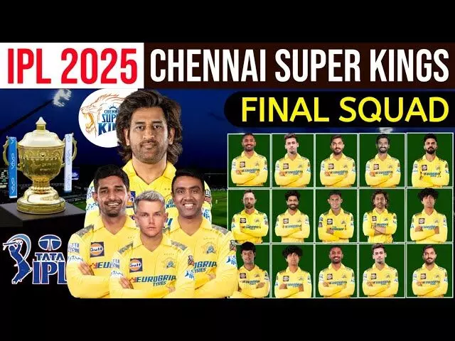 CSK’s Power-Packed Squad for IPL 2025: Full Players List & Big Auction Surprises