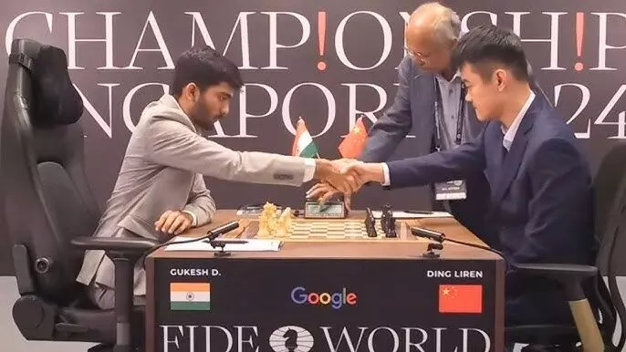 World Chess Championship 2024: Gukesh vs Ding Liren – Match 2 Live Updates and Analysis