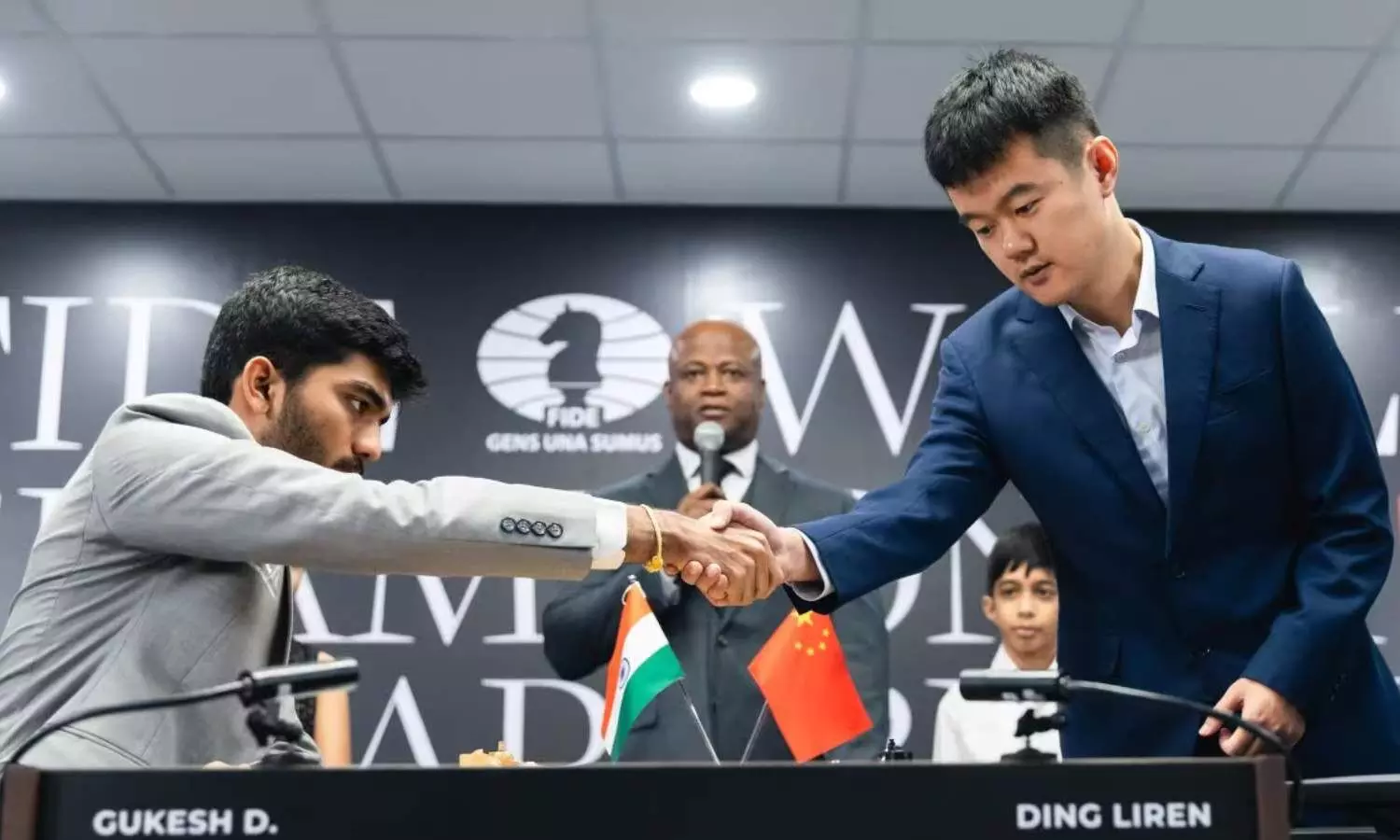 World Chess Championship: Gukesh Secures Draw with Black; Ding Maintains Lead at 1.5-0.5