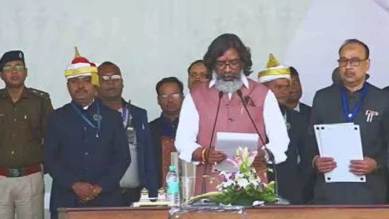 Hemant Soren Takes Oath As Jharkhand’s CM For 4th Time