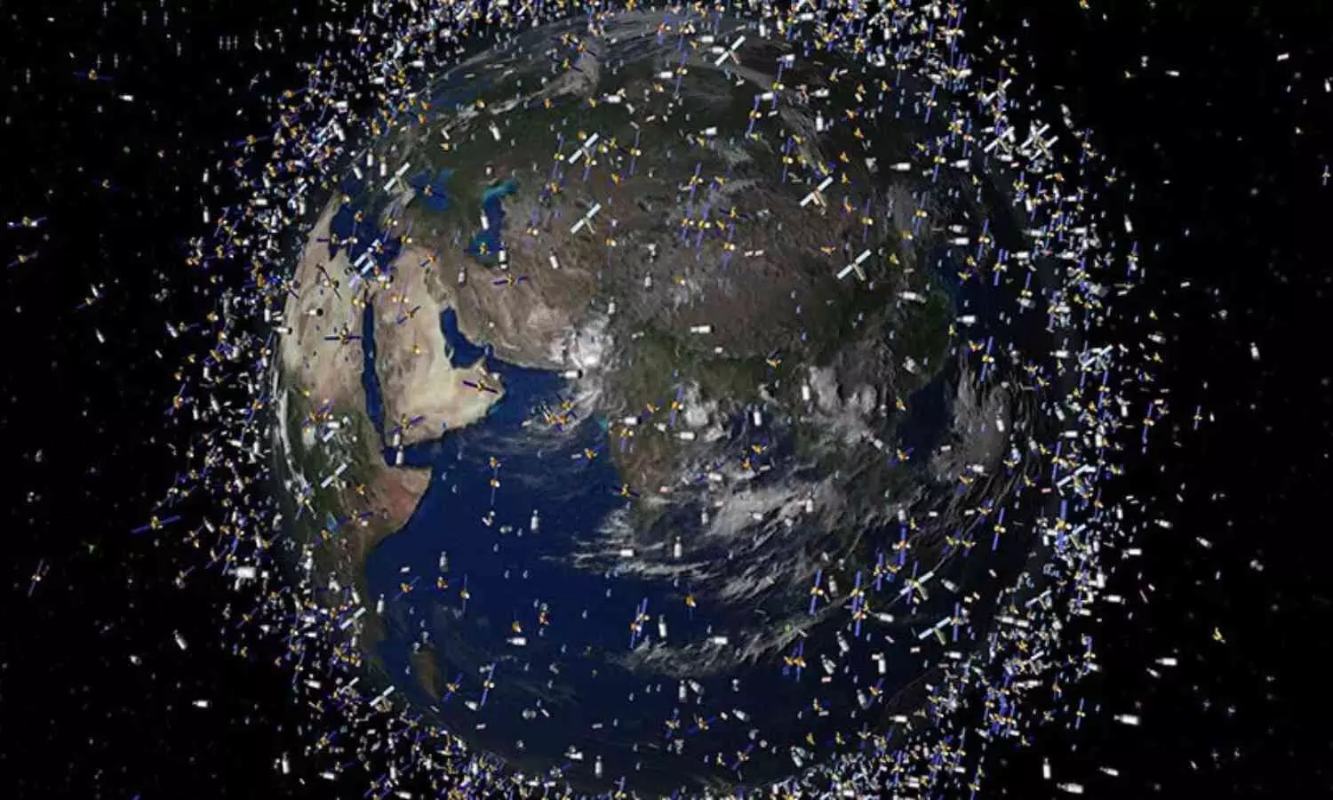 Surge In Space Traffic: Earth Orbit Faces Satellite Congestion Crisis