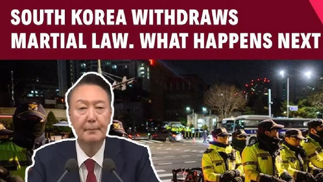 South Korea Withdraws Martial Law. What Happens Next