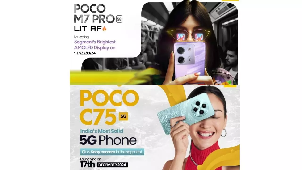 POCO teases launch of M7 Pro and C75 with segment’s leading display and camera