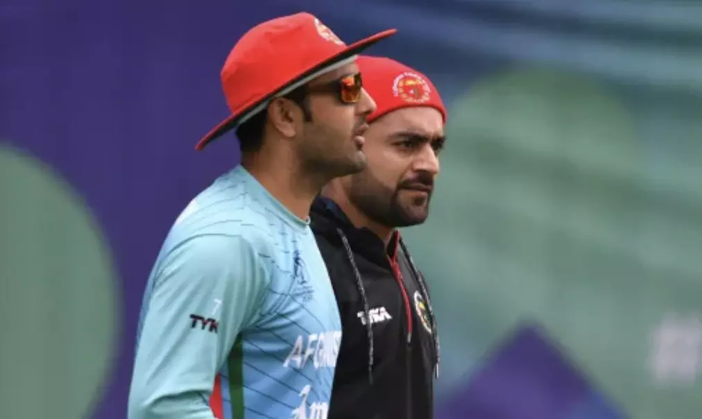 Afghan cricketers Rashid Khan and Mohammad Nabi call on Taliban to reverse ban on women’s education