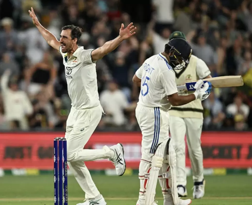 India vs Australia 2nd test, day 2: Australian pacers dominate as India struggles