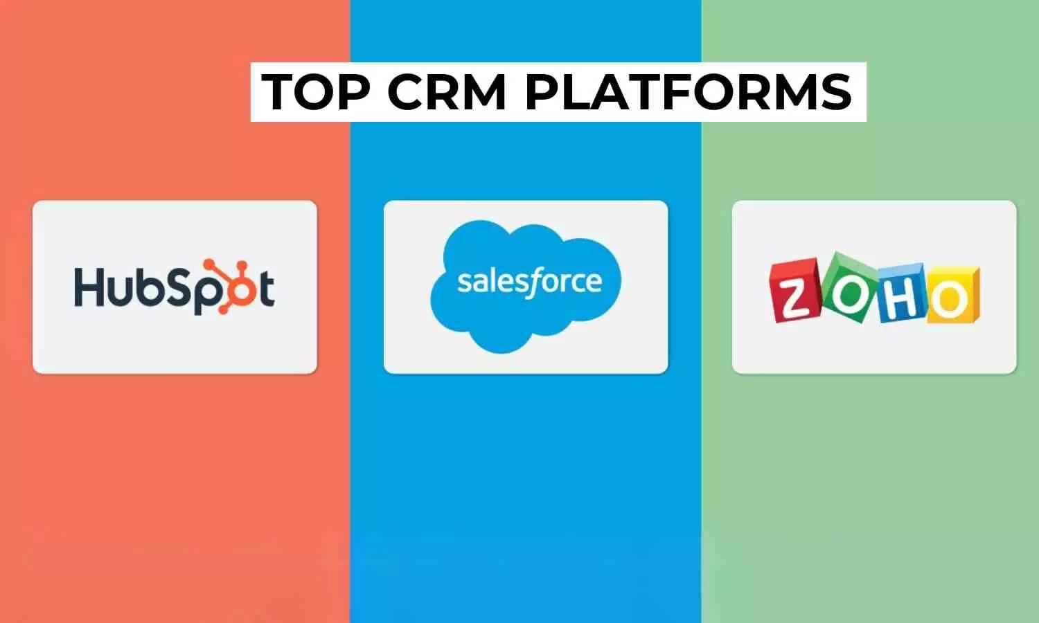 Top CRM Platforms: Salesforce, HubSpot, Zoho – Features & Comparison