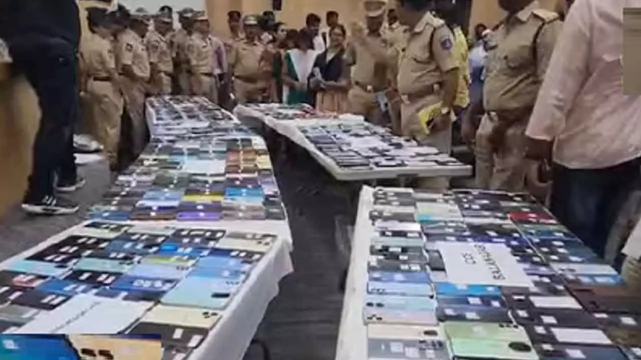 Cyberabad Cops Recover Stolen Mobile Devices Worth Rs 3.3 Cr