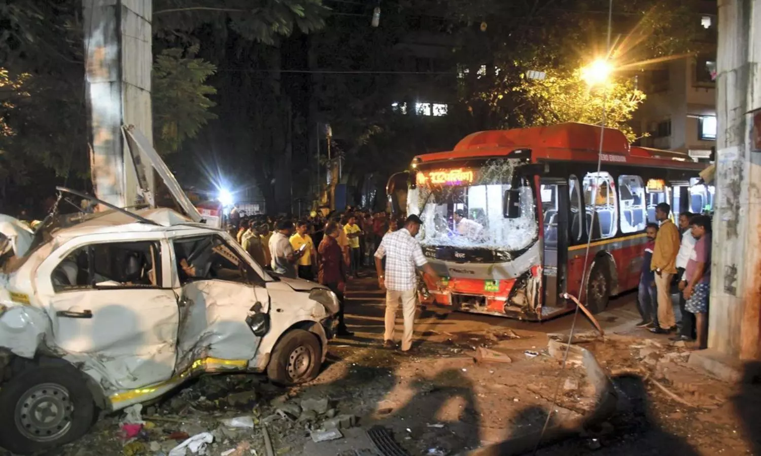 Mumbai bus crash: Politicians demand probe and action against driver, union calls for scrapping wet lease