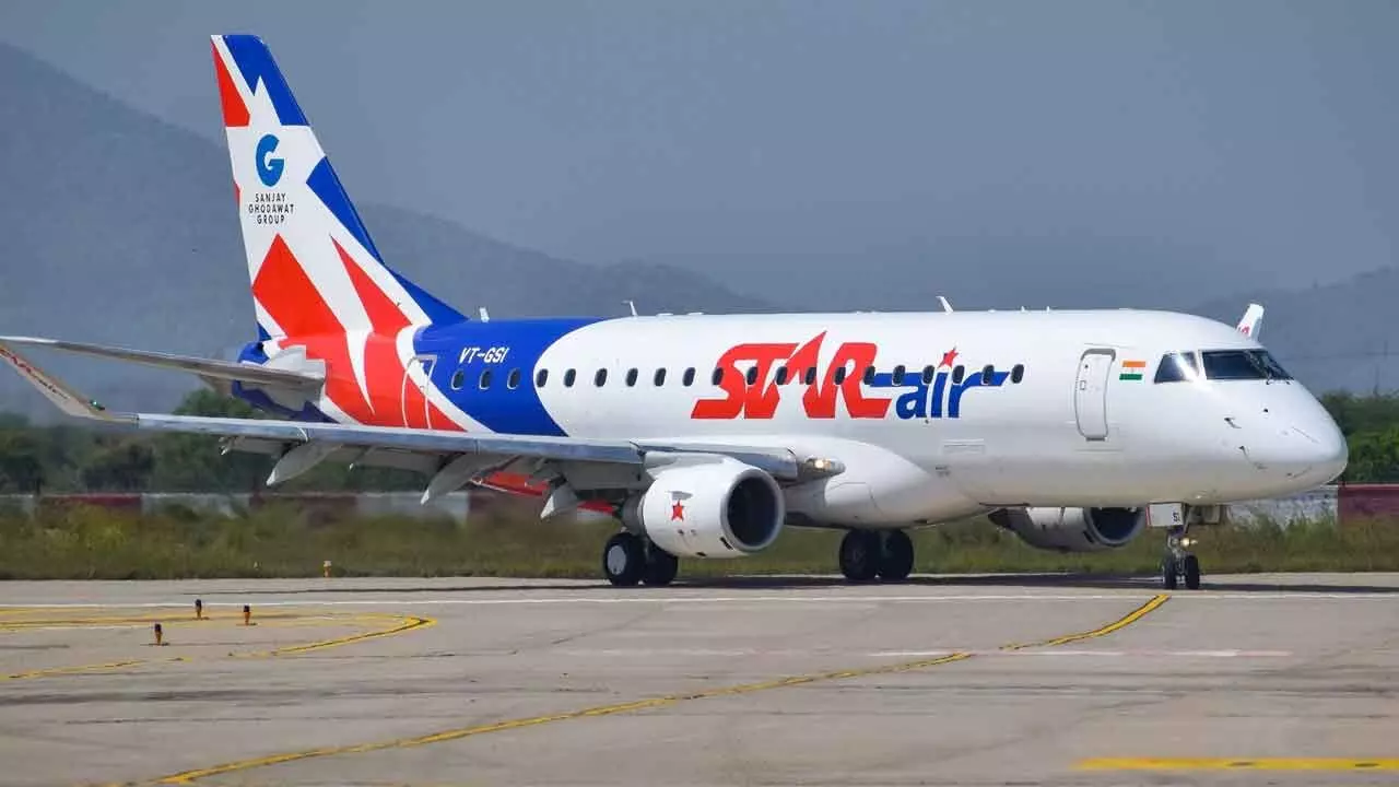 Star Air Flights To Jharsuguda, Raipur, Lucknow From Hyd