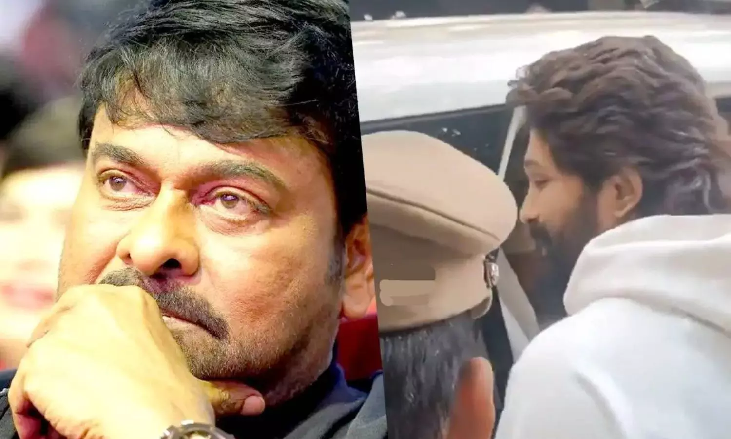 Chiranjeevi Visits Allu Arjuns Residence After Actors Arrest in Pushpa 2 Stampede Incident