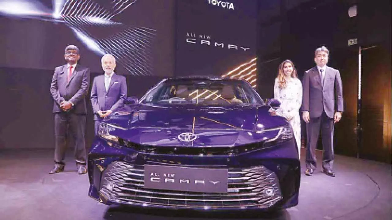 Toyota Kirloskar Motor Launches The All-New Camry Hybrid Electric Vehicle