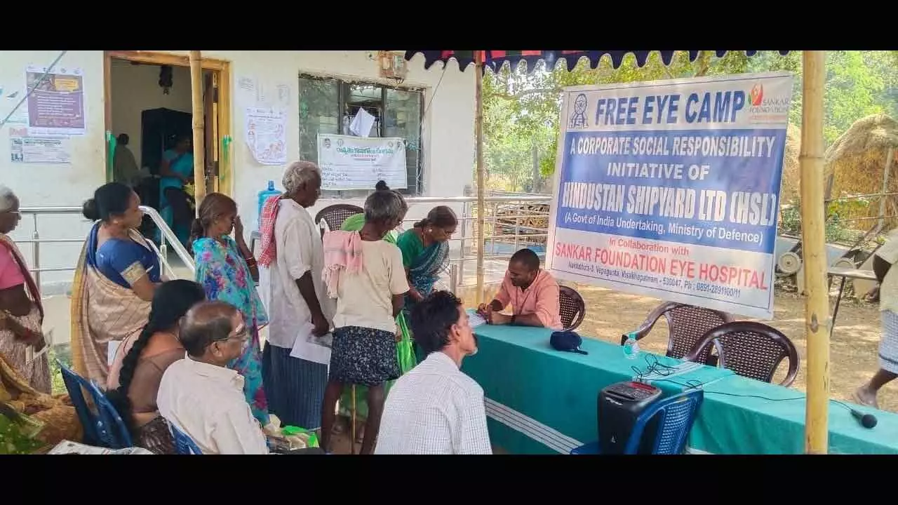 HSL, Sankar Foundation Conduct Eye Camp