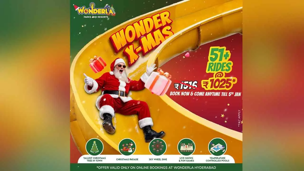 Wonderla Park Offers On X-mas, New Year Passes