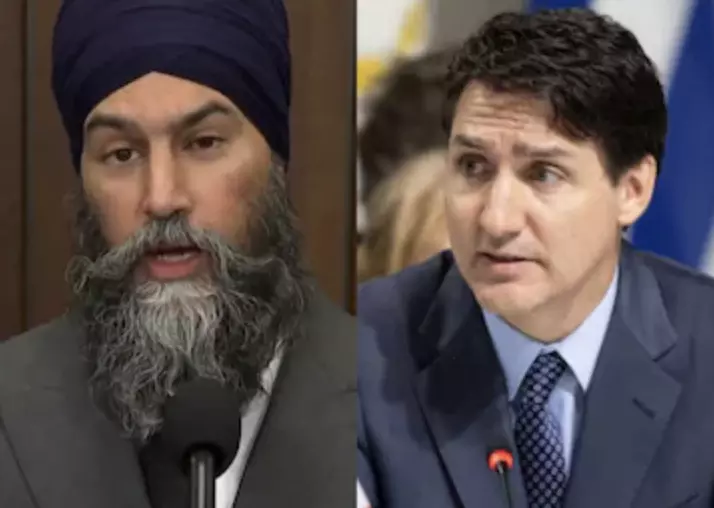 Jagmeet Singh urges Trudeau’s resignation amid political turmoil and Trump tariff threat