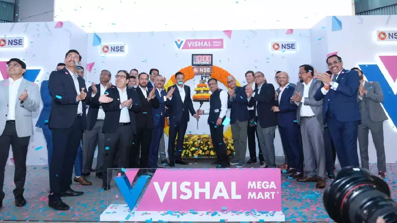 Vishal Mega Mart IPO Listing & Share Price Live Updates