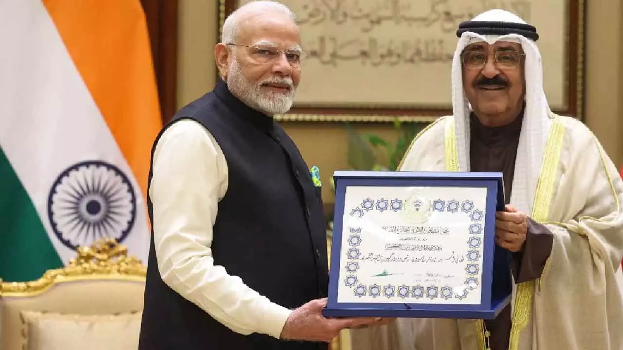 Modi Gets Kuwait’s Highest Honour