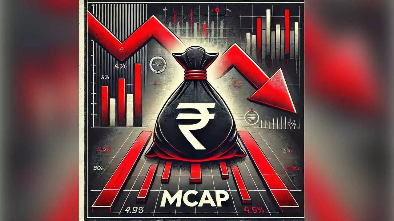 Rs 4.95 L-cr Mcap Erosion At Top-10 Firms