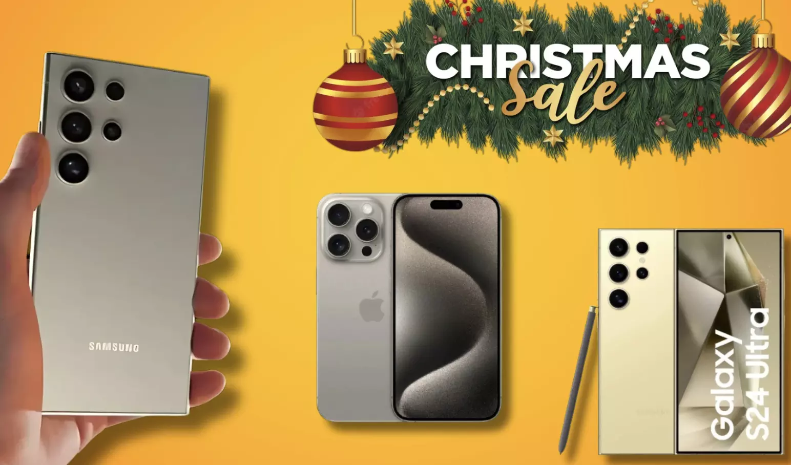 Top Christmas deals on iPhone 15 and Samsung Galaxy S24!