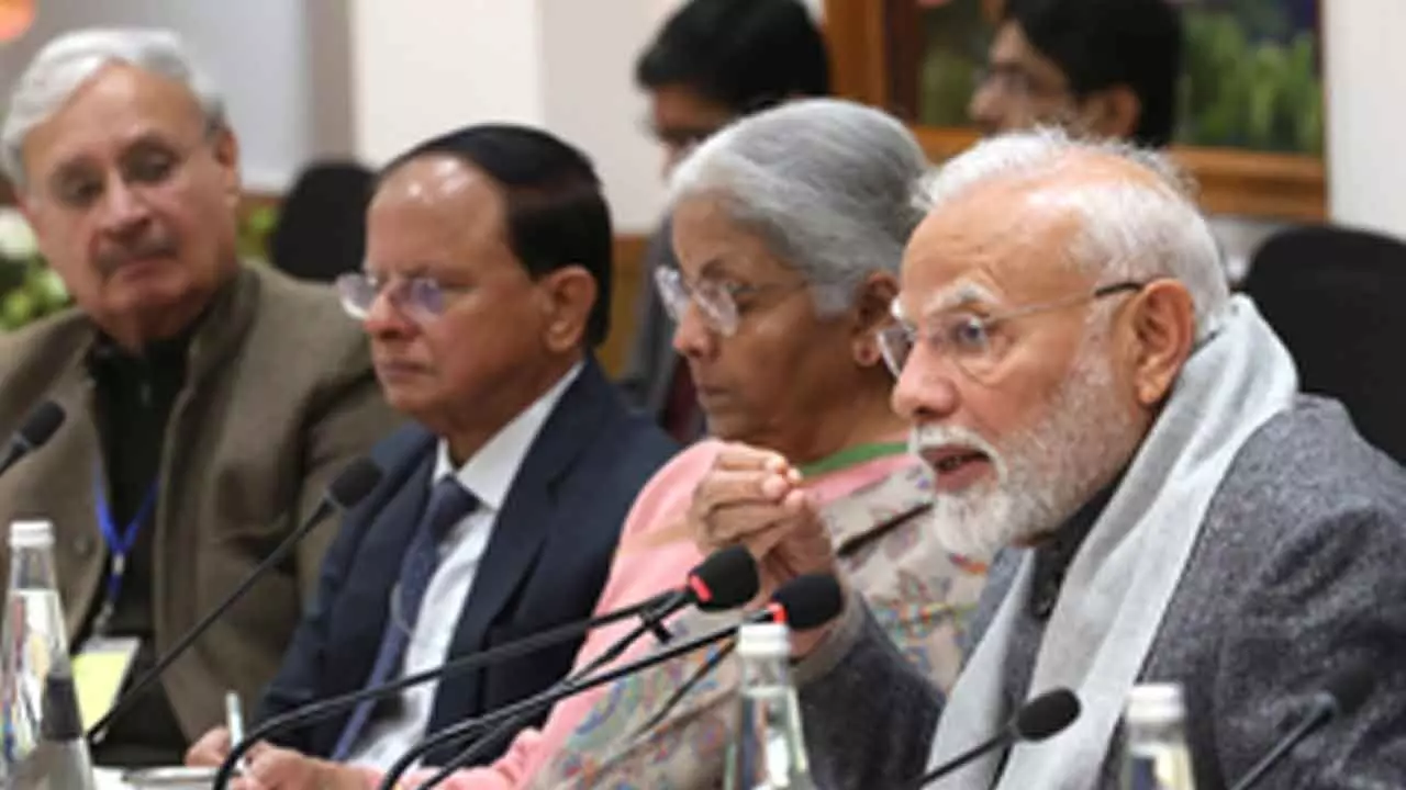 PM Seeks Suggestions From Economists On Budget