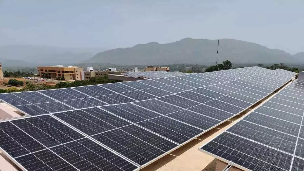 GITAM Gets Award For Rooftop Solar Power Plant