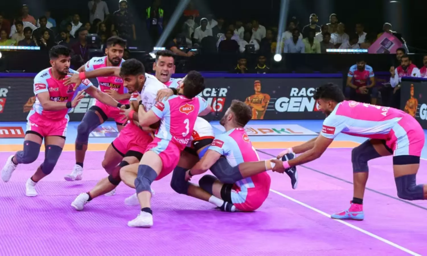 PKL 2024 Eliminator 1: UP Yodhha VS Jaipur Pink Panthers