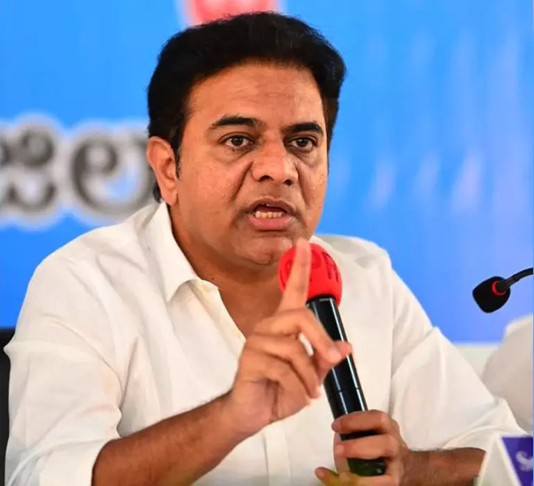 KTR slams Congress Govt for Betraying Farmers