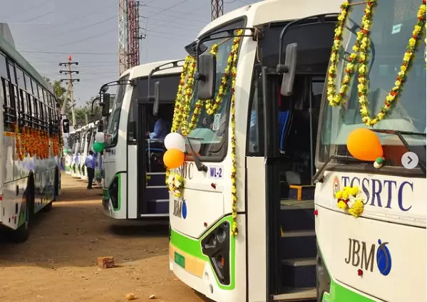 50 Electric Buses Launched in Warangal