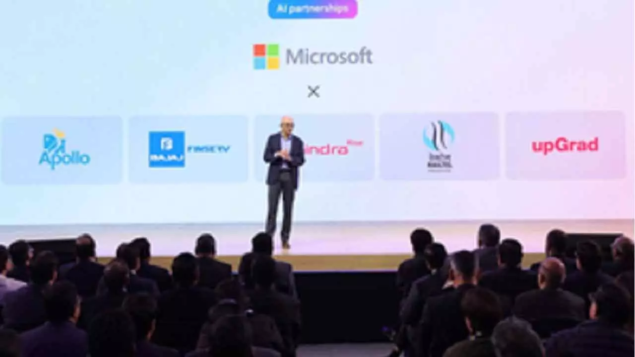 Microsoft Partners Govts India AI Mission To Skill 5 Lakh People By 2026