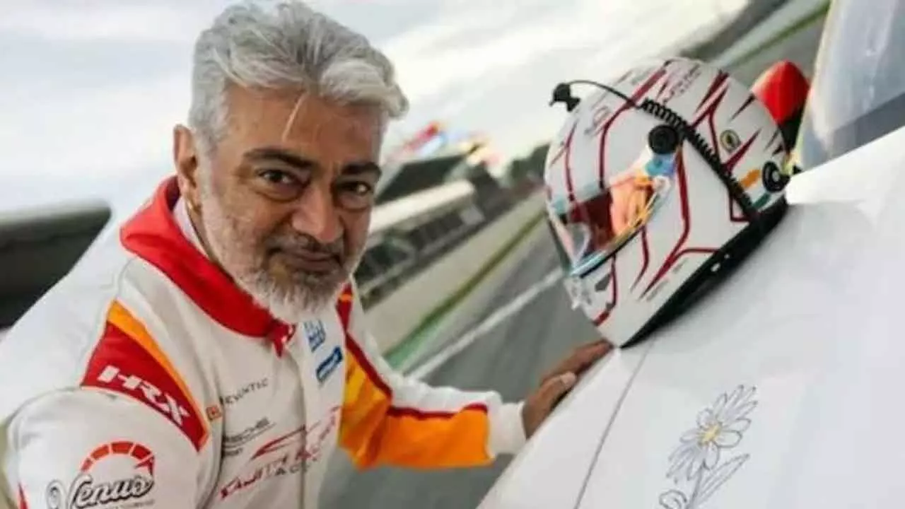 Tamil Actor Ajith Escapes Unhurt After Racing Car Crash