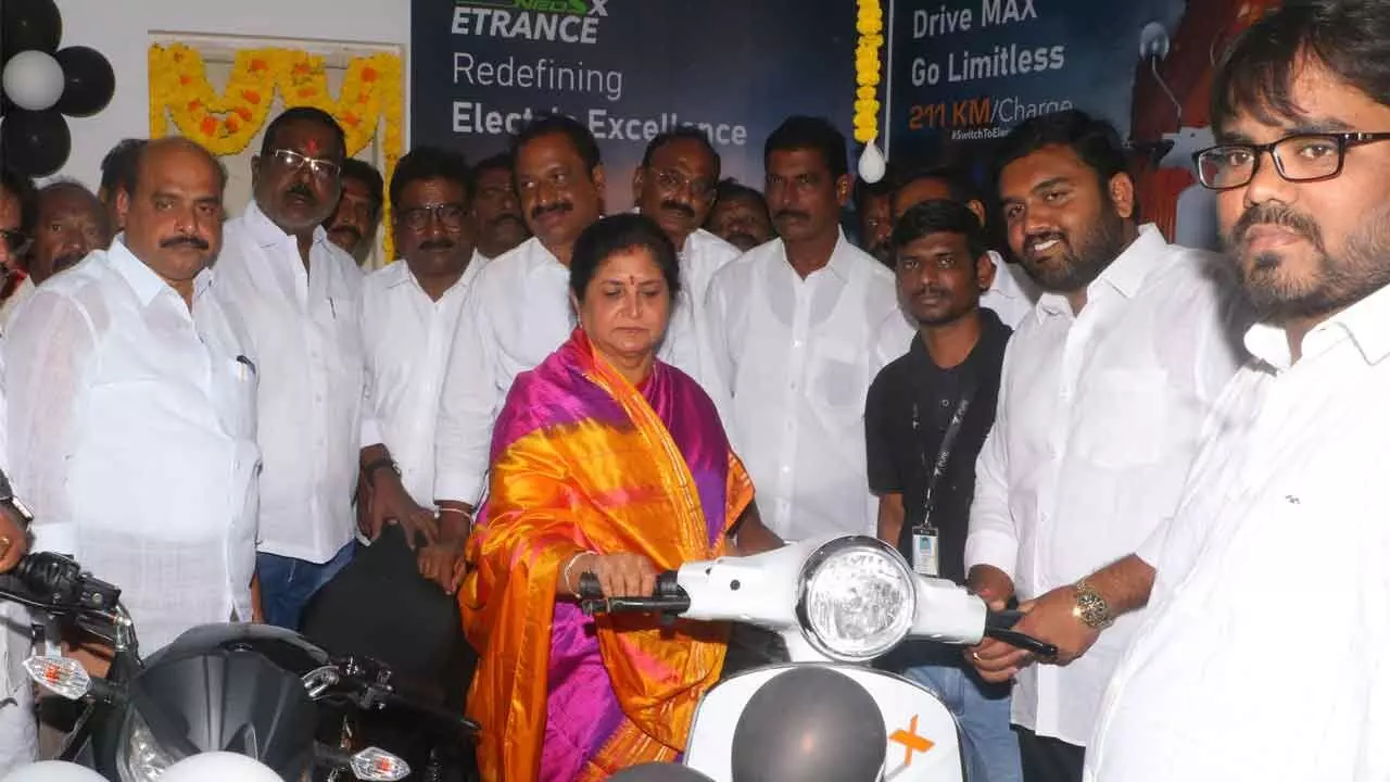 Pure EV Opens New Store In Khammam Dist