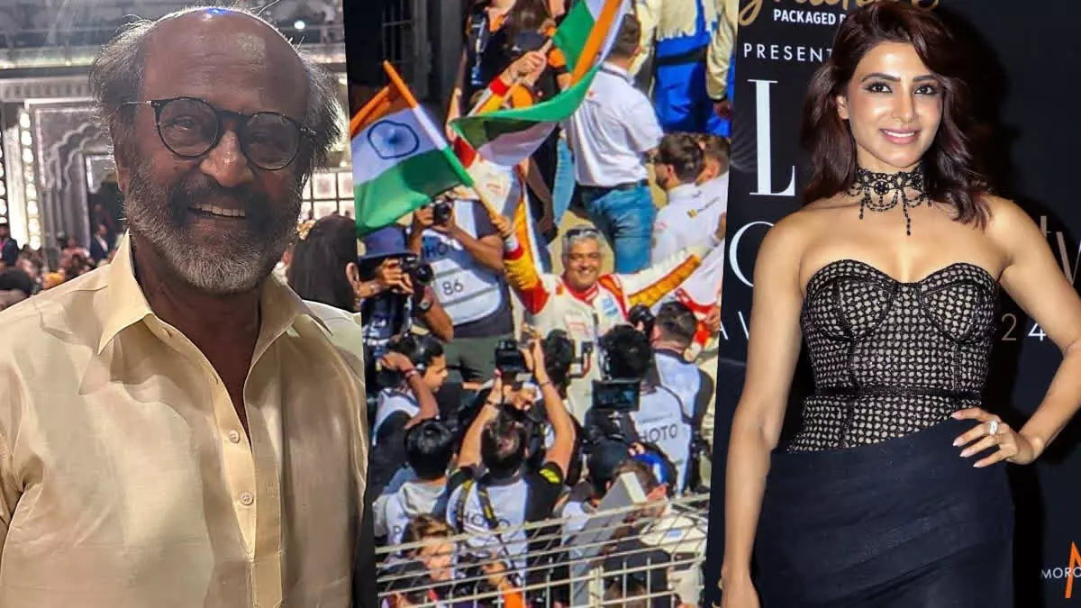 Rajinikanth, Samantha Ruth Prabhu, and Other Celebrities Celebrate Ajith Kumar’s Dubai 24H Race Success